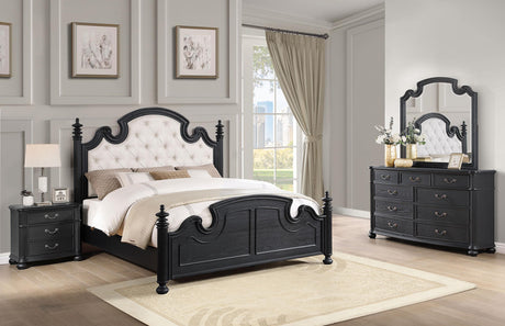 Coaster Celina 4-piece Queen Bedroom Set Black
