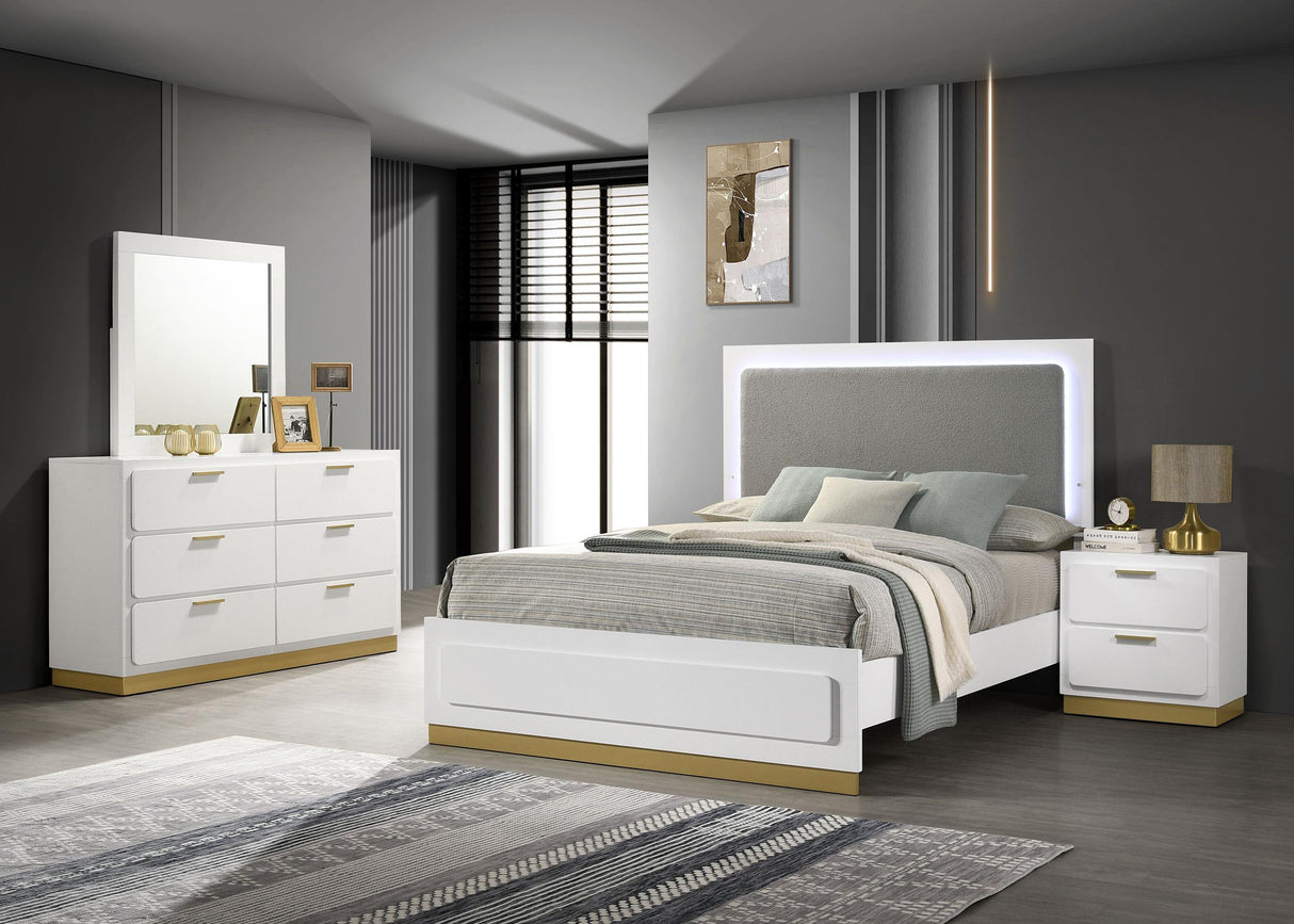 Coaster Caraway 4-piece Queen Bedroom Set White
