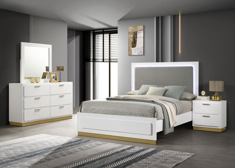 Coaster Caraway 4-piece Queen Bedroom Set White