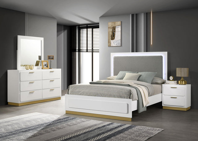 Coaster Caraway 4-piece Queen Bedroom Set White