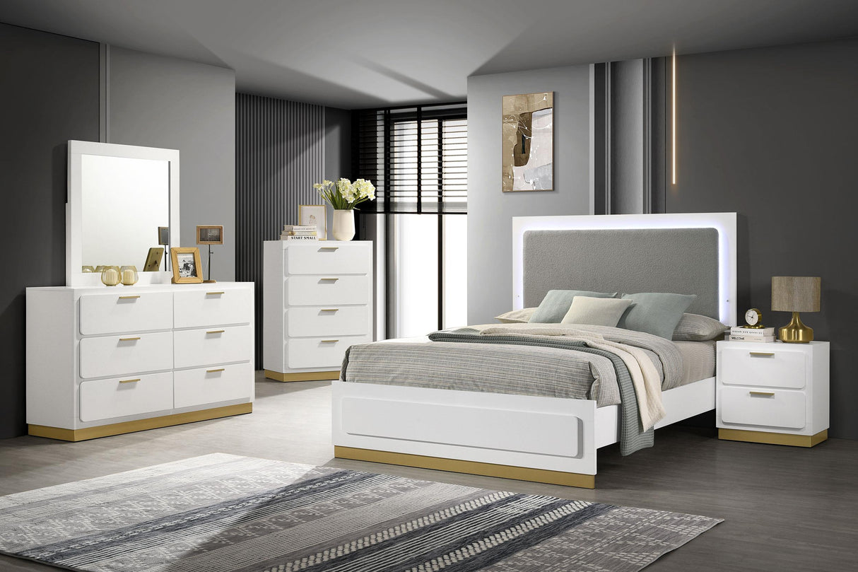 Coaster Caraway 5-piece Queen Bedroom Set White