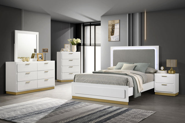Coaster Caraway 5-piece Queen Bedroom Set White