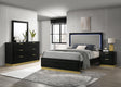 Coaster Caraway 4-piece Eastern King Bedroom Set Black