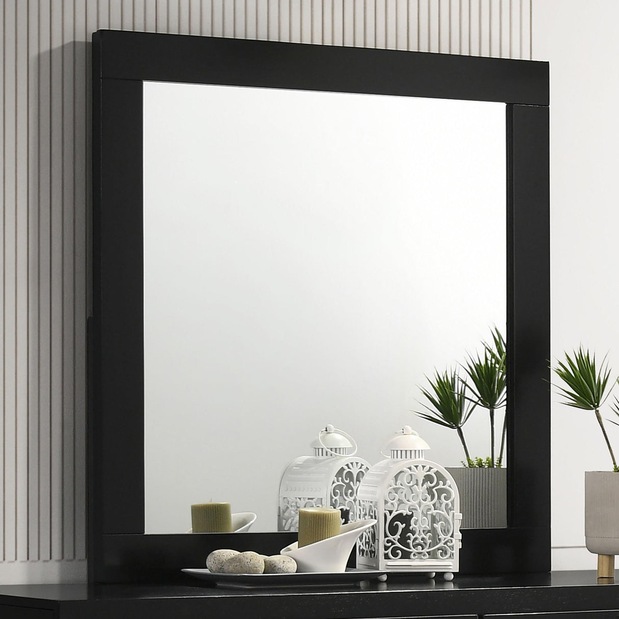 Coaster Caraway Dresser Mirror Black