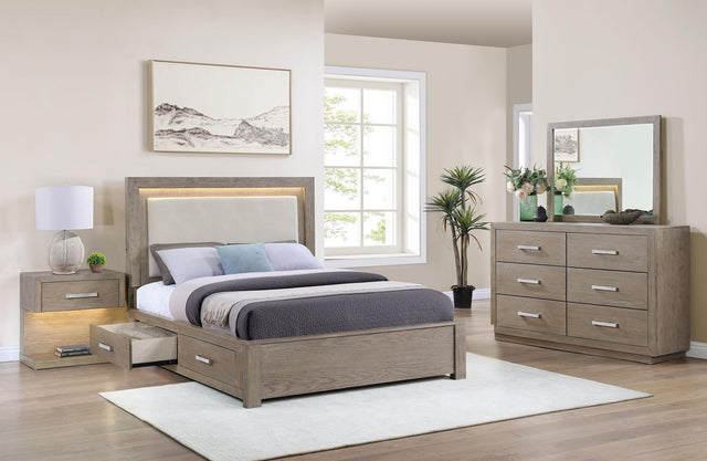 Coaster Kenora 4-piece Queen Bedroom Set Barley Brown