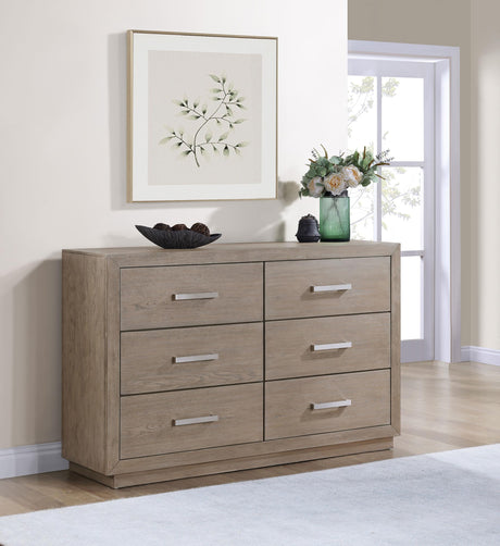 Coaster Kenora 6-drawer Dresser Barley Brown