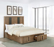 Coaster Terrace 2-drawer Eastern King Storage Bed Ash Brown