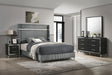 Coaster Lucia 4-piece Eastern King Bedroom Set Grey and Black