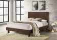 Coaster Glenwood 48-inch Queen Platform Panel Bed Warm Brown
