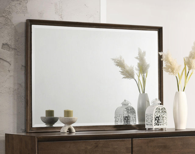Coaster Glenwood Dresser Mirror Warm Brown