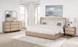 Coaster Kailani 4-piece Queen Bedroom Set Beige Oak