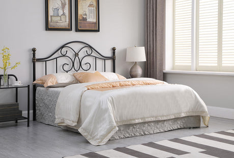 Coaster Bailey Metal Queen or Full Open Frame Headboard Black