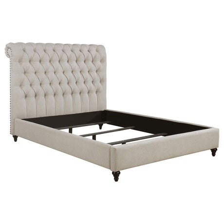 Coaster Devon 57-inch Upholstered Queen Headboard Beige