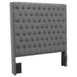Coaster Camille Upholstered Eastern King Panel Headboard Grey