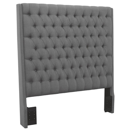 Coaster Camille Upholstered Queen Panel Headboard Grey