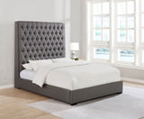Camille Bedroom Set Metallic Mercury