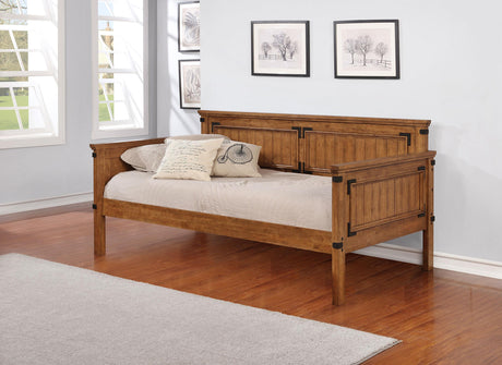 Coaster Oakdale Wood Twin Daybed Rustic Honey
