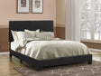 Coaster Dorian Upholstered Full Panel Bed Black