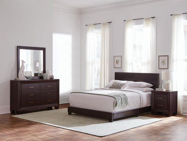 Coaster Dorian 4-piece Twin Bedroom Set Dark Cocoa