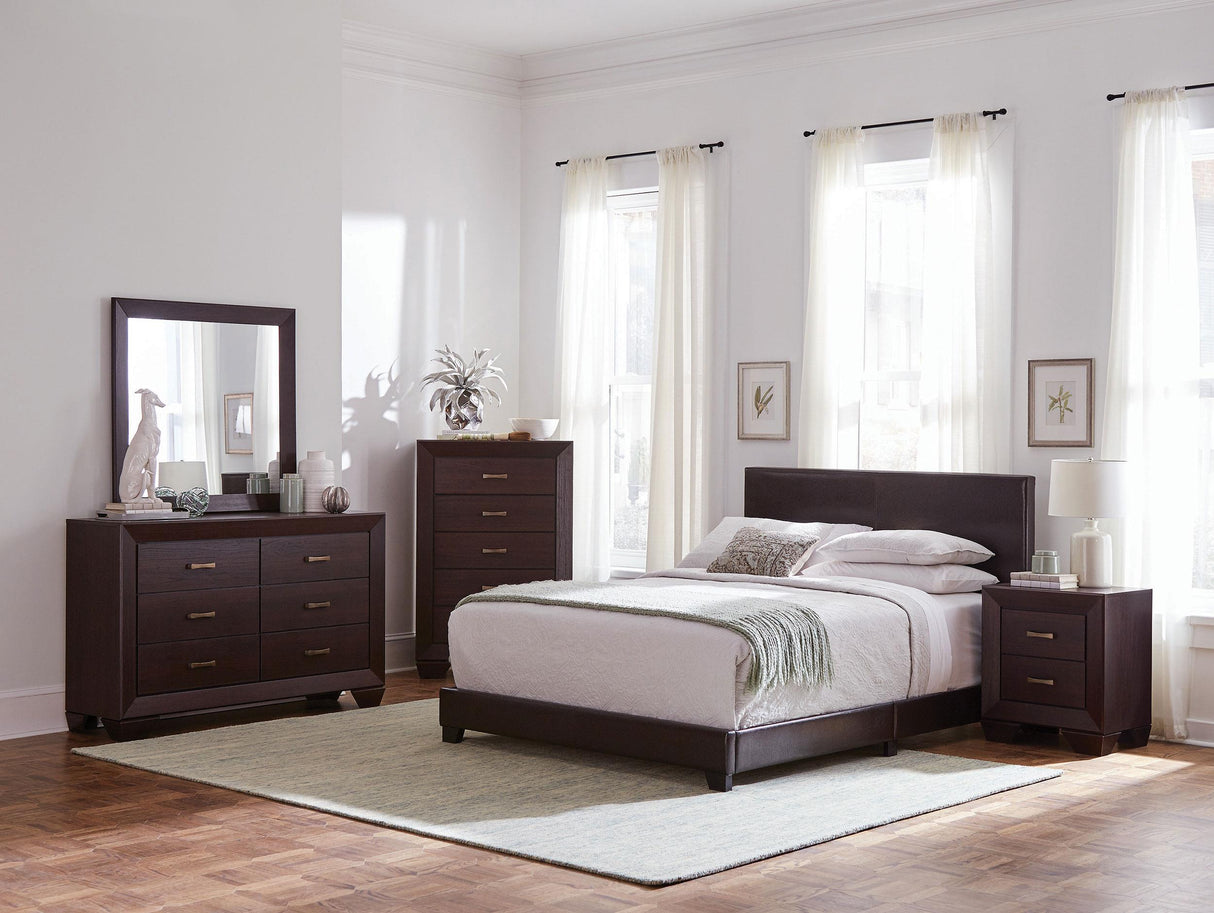 Coaster Dorian 5-piece Twin Bedroom Set Dark Cocoa