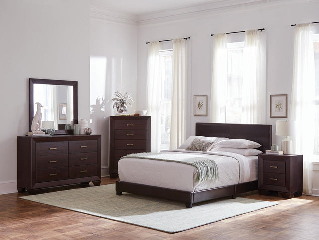 Coaster Dorian 5-piece Twin Bedroom Set Dark Cocoa