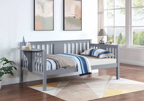 Coaster Bethany Wood Twin Daybed with Drop-down Tables Grey