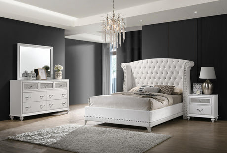 Coaster Barzini 4-piece California King Bedroom Set White