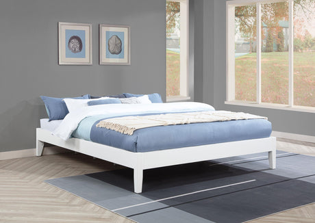Coaster Hounslow California King Universal Platform Bed White