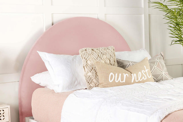 Coaster June Upholstered Twin Panel Headboard Blush