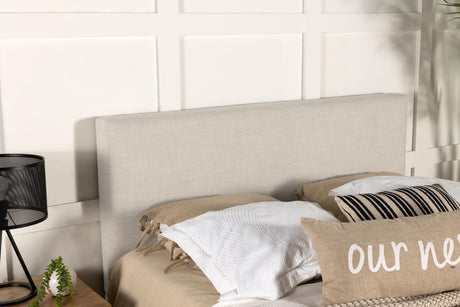 Coaster Pirro Upholstered Queen or Full Panel Headboard Sand