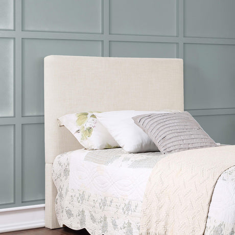 Coaster Pirro Upholstered Twin Panel Headboard Sand