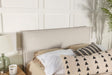 Coaster Izzy Upholstered King Panel Headboard Sand