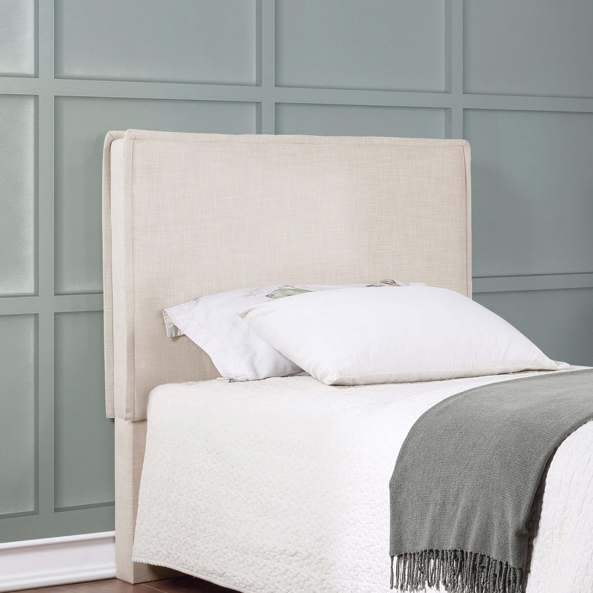 Coaster Izzy Upholstered Twin Panel Headboard Sand