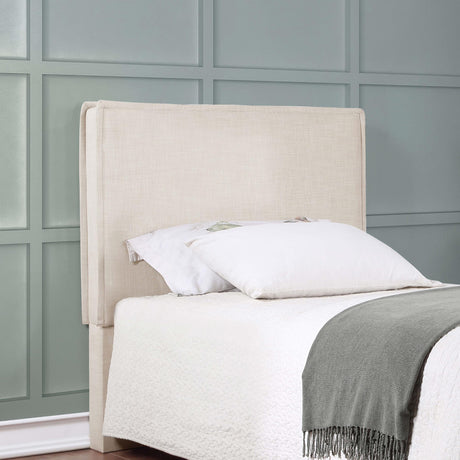 Coaster Izzy Upholstered Twin Panel Headboard Sand