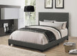Coaster Boyd Upholstered Eastern King Panel Bed Charcoal
