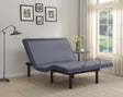 Coaster Clara Full Adjustable Bed Base Grey and Black