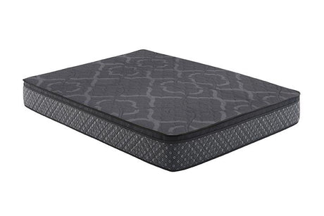 Coaster Bellamy 12" Twin Long Euro Top Mattress Grey