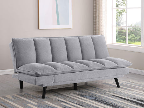 Coaster Laredo Upholstered Tufted Convertible Sofa Bed Grey