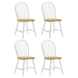 Coaster Cinder Wood Dining Side Chair White (Set of 4)
