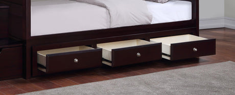 Coaster Elliott 3-drawer Wood Under Bed Storage Cappuccino