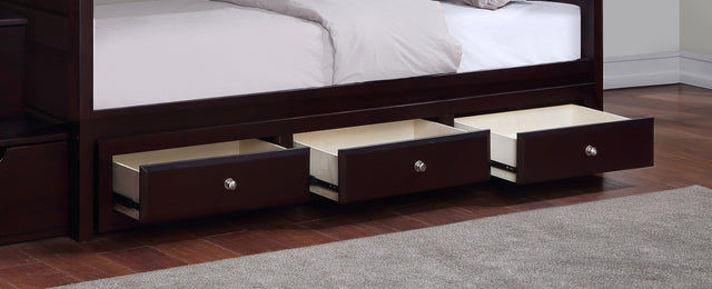 Coaster Elliott 3-drawer Wood Under Bed Storage Cappuccino