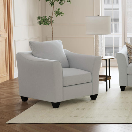 Coaster Salizar Upholstered Flared Arm Accent Chair Sand