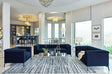 Coaster Chalet 3-piece Upholstered Tuxedo Arm Tufted Sofa Set Blue