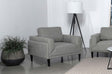 Coaster Rilynn Upholstered Track Arm Accent Chair Grey