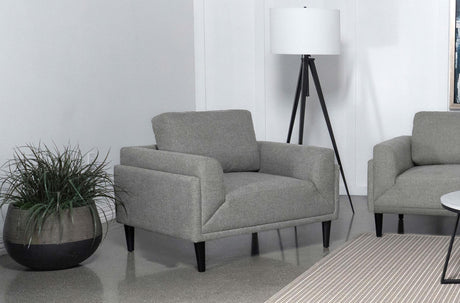 Coaster Rilynn Upholstered Track Arm Accent Chair Grey