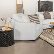 Coaster Ashlyn Upholstered Sloped Arm Accent Chair White