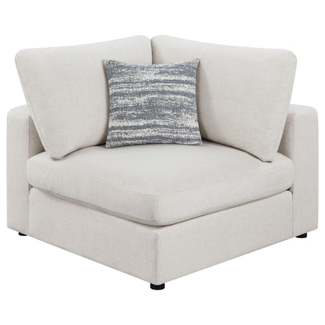 Coaster Serene Upholstered Corner Beige