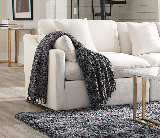 Coaster Hobson Upholstered LAF Chair Ivory