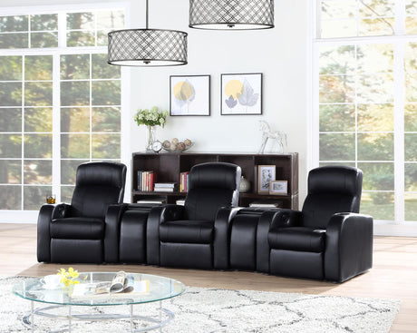 Coaster Cyrus 5-piece Upholstered Home Theater Seating