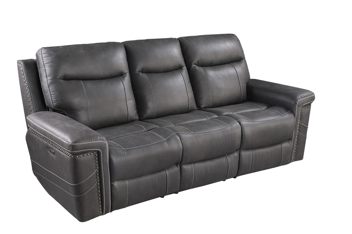 Coaster Wixom Cushion Back Power^2 Sofa Charcoal